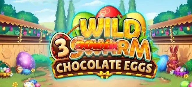 Interface do jogo Wild Swarm 3 Chocolate Eggs em um smartphone
